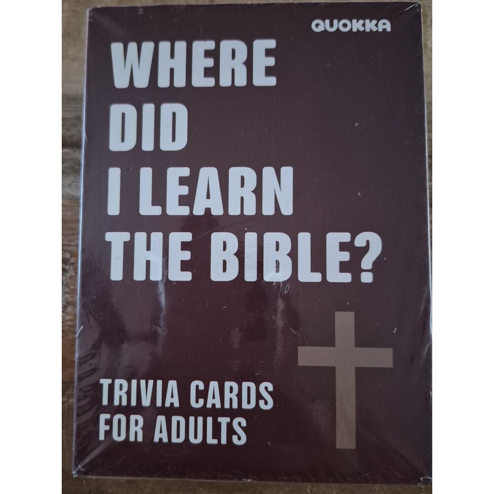 Quokka Bible Trivia Game For Adults New In Sealed Box retail for $26.99
